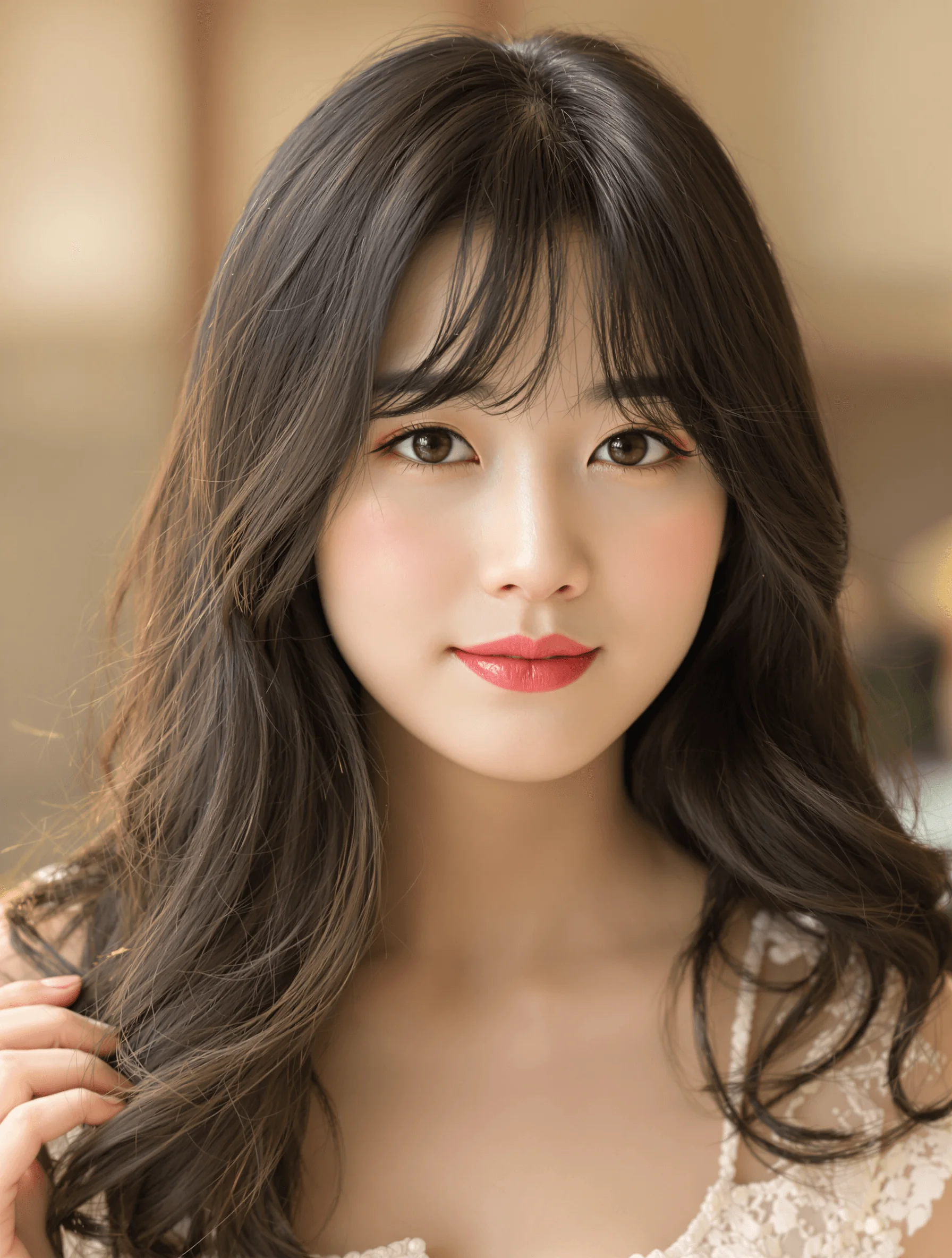 Cute Korean Hairstyle